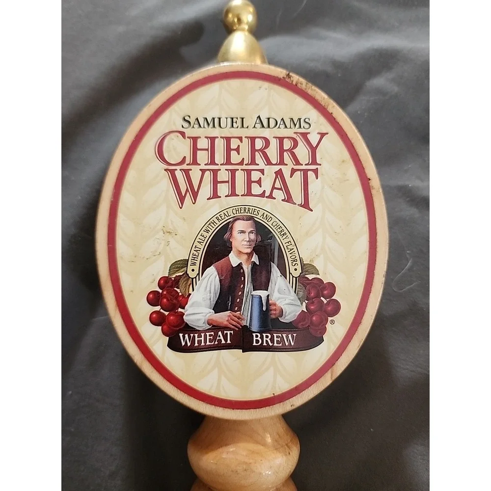 Samuel Adams Cherry‎ Wheat (Blonde Wood) Beer Tap Bar Pub Handle